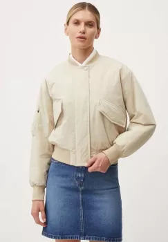 A.P.C. geaca bomber blouson haley femei, culoarea bej, de tranzitie, PSAIY.F02843 imagine