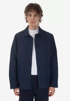 A.P.C. geaca de in culoarea bleumarin, de tranzitie LIAEO.H03053-MARINE imagine