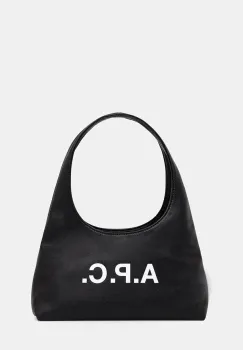 A.P.C. geanta baby ninon shoulder culoarea negru, PUAAT.F67027 imagine