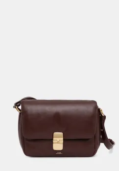 A.P.C. geanta crossbody pentru femei, din piele sac grace soft imagine