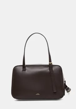 A.P.C. geanta crossbody pentru femei, din piele SAC VIRGINIE BOX imagine