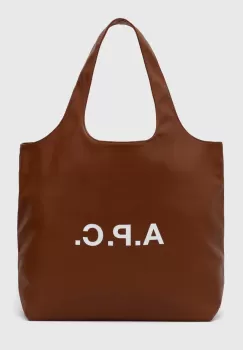 A.P.C. geanta Ninon culoarea maro imagine