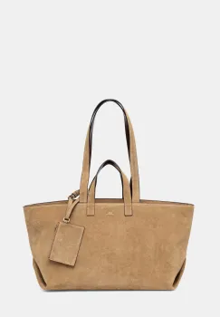 A.P.C. geanta pentru femei, din piele intoarsa LE DRUMMER imagine