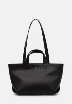 A.P.C. geanta shopper pentru femei din piele le drummer small imagine