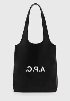A.P.C. geanta tote ninon small culoarea negru, PUAAT.M61861 imagine