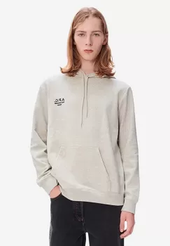 A.P.C. hanorac de bumbac Marvin barbati, culoarea negru, cu gluga, cu imprimeu COEZD.H27733-MARINE imagine