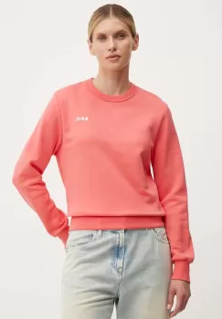 A.P.C. hanorac de bumbac sweat boxy petit vpc femei, culoarea portocaliu, neted, COHBR.F27918 imagine