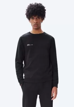 A.P.C. hanorac de bumbac Sweat Item barbati, culoarea negru, uni COEAS.H27608-DARKNAVY imagine