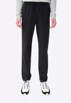 A.P.C. pantaloni de bumbac barbati, culoarea negru, drept COERD.H08354-BLACK imagine