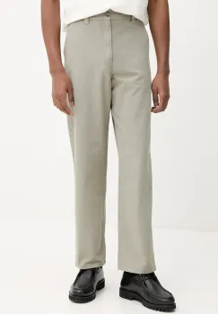 A.P.C. pantaloni de bumbac jean fergus culoarea verde, cu fason chinos, COGBJ.M08500 imagine