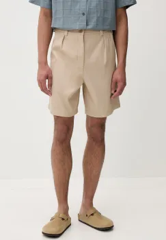 A.P.C. pantaloni scurti barbati din bumbac imagine