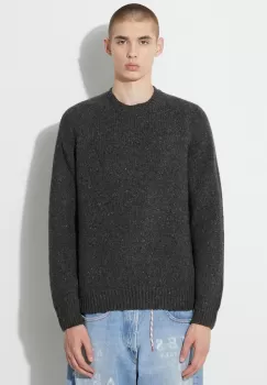 A.P.C. pulover de lana barbati, culoarea gri, light imagine