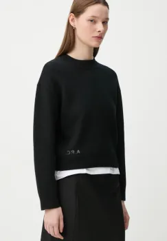 A.P.C. pulover de lana pull esther femei, culoarea negru, WVBDK.F23373 imagine