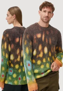 A.P.C. pulover de lana pull rocker culoarea maro, light, WOART.M23395 imagine