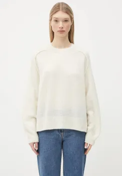 A.P.C. pulover Pull Naomie culoarea bej, WPABE.F23283 imagine