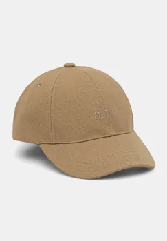 A.P.C. sapca de baseball din bumbac casquette charlie culoarea bej, uni, COGYX.M24069 imagine