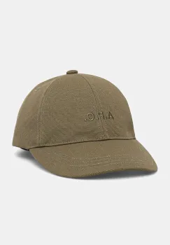 A.P.C. sapca de baseball din bumbac casquette charlie culoarea verde, neted, COGYX.M24069 imagine