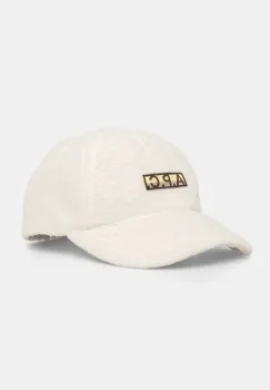 A.P.C. sapca din amestec de lana casquette charlie polaire culoarea alb, cu imprimeu, PSAKA.M24146 imagine