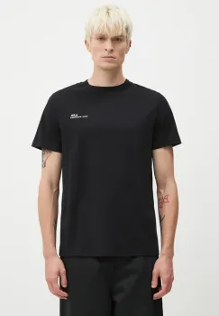 A.P.C. tricou din bumbac Standard Item Gots barbati, culoarea negru, cu imprimeu, COHBO-M26404 imagine