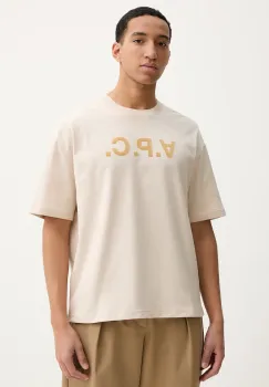 A.P.C. tricou din bumbac T-SHIRT AMPLE MANCHES COURTES VPC imagine
