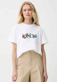 A.P.C. tricou din bumbac t-shirt auguste - GOTS femei, culoarea alb, COBQX.M26497 imagine