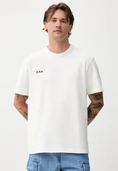 A.P.C. tricou din bumbac t-shirt boxy petit vpc culoarea maro, cu imprimeu, COHBQ.H26391 imagine