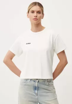 A.P.C. tricou din bumbac t-shirt boxy petit vpc femei, culoarea alb, COHBQ.F26390 imagine