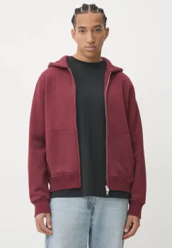 Abercrombie & Fitch bluza barbati, culoarea bordo, cu gluga, neted, KI122-4275 imagine
