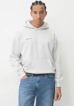 Abercrombie & Fitch bluza barbati, culoarea gri, cu gluga, melanj, KI122-4366 imagine