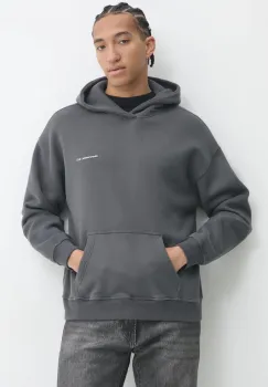 Abercrombie & Fitch bluza barbati, culoarea gri, cu gluga, neted, KI122-4366 imagine