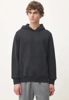Abercrombie & Fitch bluza barbati, culoarea negru, cu gluga, neted, KI122-4273 imagine