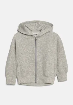 Abercrombie & Fitch bluza copii culoarea gri, cu gluga, melanj, KI252-4171 imagine