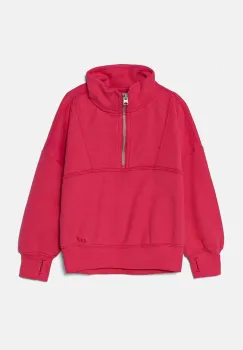 Abercrombie & Fitch bluza copii culoarea roz, neted, KI252-4065 imagine