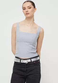 Abercrombie & Fitch bluza femei, culoarea gri, neted imagine