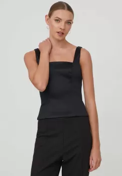 Abercrombie & Fitch bluza femei, culoarea negru, neted imagine