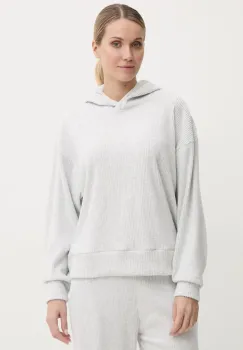 Abercrombie & Fitch bluza lounge culoarea gri, cu gluga, melanj, KI152-4215 imagine