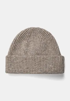 Abercrombie & Fitch caciula culoarea bej, KI112-4144 imagine