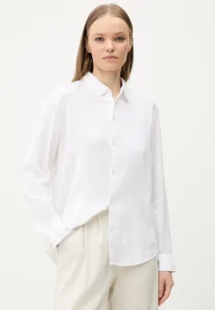 Abercrombie & Fitch camasa de in femei, culoarea bej, cu guler clasic, relaxed, KI140-5554 imagine
