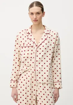 Abercrombie & Fitch camasa de pijama culoarea bej, KI146-5136-606 imagine