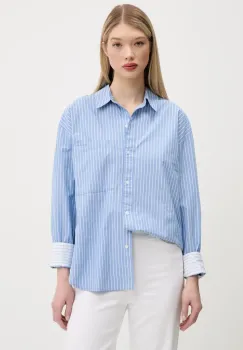 Abercrombie & Fitch camasa din bumbac femei, cu guler clasic, relaxed, KI140-5059 imagine