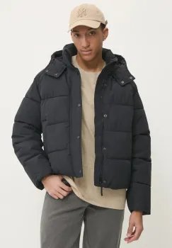 Abercrombie & Fitch geaca barbati, culoarea negru, de iarna, oversize, KI132-4143 imagine