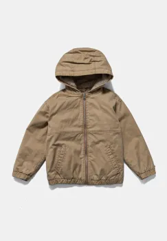 Abercrombie & Fitch geaca copii culoarea bej, KI232-4007 imagine