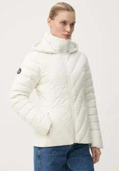 Abercrombie & Fitch geaca femei, culoarea bej, de iarna, KI144-4182 imagine