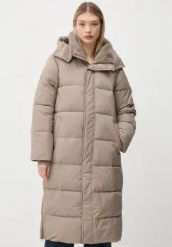 Abercrombie & Fitch geaca femei, culoarea bej, de iarna, KI144-4256 imagine