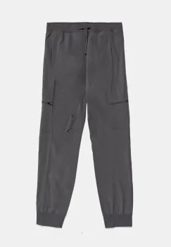 Abercrombie & Fitch pantaloni copii culoarea gri, neted, KI234-4066 imagine