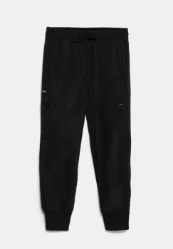 Abercrombie & Fitch pantaloni copii culoarea negru, neted, KI234-4066 imagine