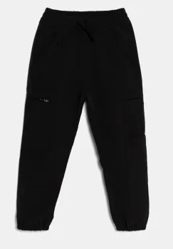 Abercrombie & Fitch pantaloni copii culoarea negru, neted, KI234-4088 imagine