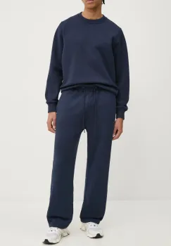 Abercrombie & Fitch pantaloni de trening culoarea albastru marin, neted, KI134-4100 imagine