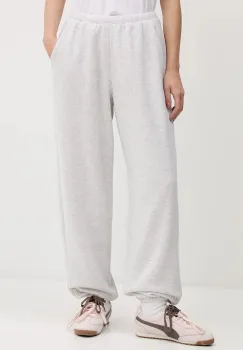 Abercrombie & Fitch pantaloni de trening culoarea gri, melanj, KI147-5140-130 imagine