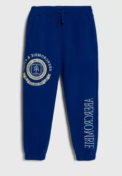 Abercrombie & Fitch pantaloni de trening pentru copii cu imprimeu imagine